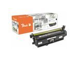Peach HP 504 ABK Toner bk ersetzt HP No. 504A BK, CE250A für z.B. HP Color LaserJet CM 3500, HP Color LaserJet CM 3530 FS MFP (wiederaufbereitet)