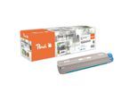 Peach O4484 Toner cy ersetzt OKI 44844615 für z.B. OKI C 822 CDTN, OKI C 822 DN, OKI C 822 N, OKI C 822 (wiederaufbereitet)