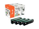 Peach S503 4 Toner (bk, c/m/y) ersetzt Samsung CLT-503L für z.B. Samsung ProXpress C 3000, Samsung ProXpress C 3010 ND (wiederaufbereitet)