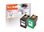 Peach HP 338 2 Druckköpfe (bk, col) ersetzt HP No. 338, No. 344, C8765E, C9363E für z.B. HP DeskJet 460, HP DeskJet 460 C, HP DeskJet 460 CB (wiederaufbereitet)
