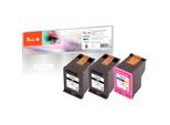 Peach HP 304 XL 3 Druckköpfe XL (2*bk, col) ersetzt HP No. 304XL, N9K08AE*2, N9K07AE für z.B. HP DeskJet 3720, HP DeskJet 3730, HP DeskJet 3732 (wiederaufbereitet)