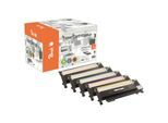 Peach HP 117 A 5 Toner (2*bk, c/m/y) ersetzt HP No. 117A, W2070A*2, W2071A, W2072A, W2073A für z.B. HP Color Laser MFP 178 nw, HP Color Laser 150 (wiederaufbereitet)