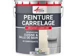 Arcane Industries - Peinture Carrelage cuisine & salle de bain - Résine bi-composante : arcapoxy carrelage - 1 kg (jusqu'à 10 m² en 2 couches)