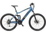 Telefunken E-Bike Aufsteiger M935, 24 Gang Shimano Acera Schaltwerk, Kettenschaltung, Heckmotor, 504 Wh Akku, blau