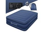 KESSER® Aufblasbare Matratze Luftbett mit eingebauter elektrischer Pumpe integrierte erhöhte aufblasbare Matratze für Übernachtungsgäste mit Aufbewahrungstasche