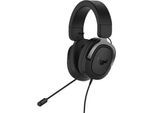 Asus TUF H3 Gaming Over Ear Headset kabelgebunden 7.1 Surround Gun Metall