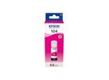 Original Epson EcoTank ET-2814 (C13T00P340 / 104) Tintentank Magenta