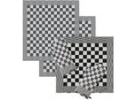 DDDDD Geschirrtuch »Barbeque«, (Set, Combi-Set:1x Küchentuch, 2x Geschirrtuch & 2x Ofenhandschuh)