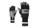 Skihandschuhe ZIENER "GENDO AS(R)", Damen, Gr. 9, schwarz, Kunstfaser, Handschuhe Skihandschuhe