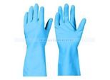 Haushaltshandschuhe Ampri Clean Comfort XL blau Gr. 10, Latex-Arbeitshandschuhe, lebensmittelgeeignet