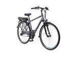 Herren Trekking E-Bike XT481 Expedition mit 21-Gang Shimano Kettenschaltung, Anthrazit