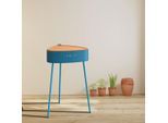 Drahtloser Lautsprecher Mesu im Tisch Design blau