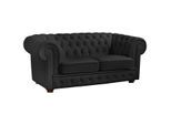 Max Winzer Bridgeport Sofa 2-Sitzer schwarz