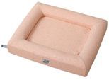 DEAR DARLING DD-01APL Orthopädisches Luxus Hunde- u. Katzenbett Apricot Gr. L 70x80cm mit Memory Sch