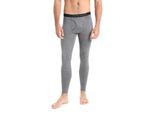 Icebreaker Merino 200 Oasis Thermo-Leggings mit Eingriff - Mann - Gritstone Heather - Größe S