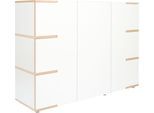 Mehrzweckschrank TOJO "stau", weiß, B:150cm H:110cm T:40cm, MDF, Schränke, Mehrzweckschrank