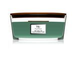 Woodwick Mint Leaves & Oak geurkaars met een houten lont (hearthwick) 453,6 gr