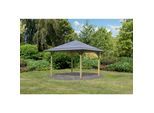 CHILLROI Quadratischer Holzpavillon 289 x 289 cm Gartenpavillon Terrassenüberdachung kesseldruckimprägniert