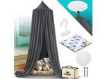 KIDIZ® Baldachin Kinderzimmer Betthimmel babybett für Schlafzimmer Inkl. Aufbewahrungstasche ohne Bohren Saumlänge ca. 270cm Moskitonetz Insektenschutz Kinder Spielzelte