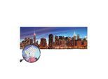 LED-Pinnwand, Leuchtbild Memoboard Pinnboard Timer ~ 120x40cm New York