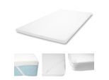 6cm Kaltschaum-Matratzentopper MCW-E63, Topper Matratzenauflage Matratzenschoner ~ 140x200cm