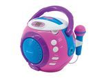 Soundmaster tragbarer CD-Player »KCD1600 Blau Pink«