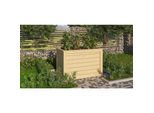 Karibu Hochbeet naturbelassen 650x980x640 mm Hochbeet Pflanzkasten Frühbeet Gartenbeet