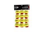 Dunlop Tennisball Stage 3 RED 12-pack in Polybag
