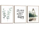 Reinders! Wandbild »Natur Bäume - Sonne - Wandern - Froh«, (3 St.)