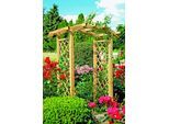 TETZNER & JENTZSCH - Holz Rosenbogen Pergola ca. B134 x H230 x T100 cm, Durchgang ca. 100 cm