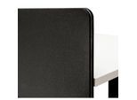 Vivol - Cloison bureau double 140 x 80 cm - Noir - Noir