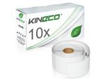 10 Etiketten für Dymo 99012 S0722400 36x89mm