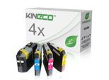 4 Tintenpatronen kompatibel zu Brother LC-225XL LC-227XL XL