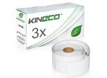 3 Etiketten für Dymo 99012 S0722400 36x89mm
