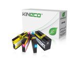 4 Tintenpatronen kompatibel zu HP 950 951 XL