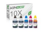 10 Tintenpatronen kompatibel zu Canon GI-490 XL