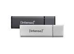 ntenso USB-Stick Antrazit, Silber 32GB Doppelpack