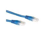 ACT RJ45 (8P8C) Male U/UTP CAT6 Patchkabel IB8603 Blau 3 m