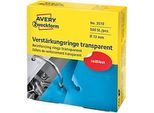 AVERY Zweckform Economy 3510 Verstärkungsringe PP (Polypropylen) Transparent 13 (Ø) mm 500 Stück