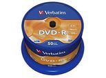 Verbatim DVD-R 43548 Spindle 16x 4.7 GB 50 Stück