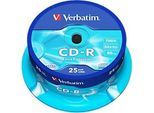 Verbatim CD-Rohlinge Extra Protection 52x 700 MB 25 Stück