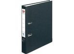 herlitz maX.file nature plus Ordner DIN A4 50 mm Schwarz 2 Ringe 10841625 Pappkarton, PP (Polypropylen) Texturiert Hochformat