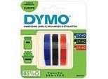 DYMO Schriftband S0847750 Mehrfarbig 0,9 cm 3 Stück