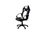 ELITE Gaming-Stuhl EXODUS, Memory-Schaum, extra hohe Rückenlehne, Wippmechanik, Armpolster, MG100 (Schwarz Weiß)