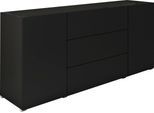 INOSIGN Sideboard BERLIN, Breite 150 cm, schwarz