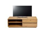 TV-Rack MCW-J78, Fernsehtisch Lowboard Kommode, Schublade, MDF 42x140x40cm