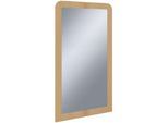 VCM Holz Wandspiegel für Badezimmer oder Flur geeignet Maße: H. 90 x B. 50 x T. 2 cm Wandspiegel mit Ablage - Balia