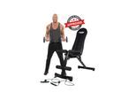 Miweba Sports Hantelbank MB200, klappbar, Schrägbank/Flachbank, verstellbar, 200 kg, EVA-Polster (MB-200PowerRope)