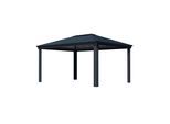 Palram - Canopia Dallas 4.3 X 4.9 Gartenpavillon, anthrazit