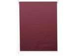 Décoshop26 - Store enrouleur de fenêtre occultant protection solaire store à tirage latéral 60x230cm opaque bordeaux